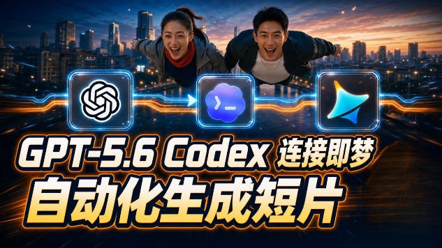 GPT-5.6×Codex&即梦联动实战｜Seedance2.0mini赋能｜AI剧情短片自动生成拼接导出全流程教学-小创项目网