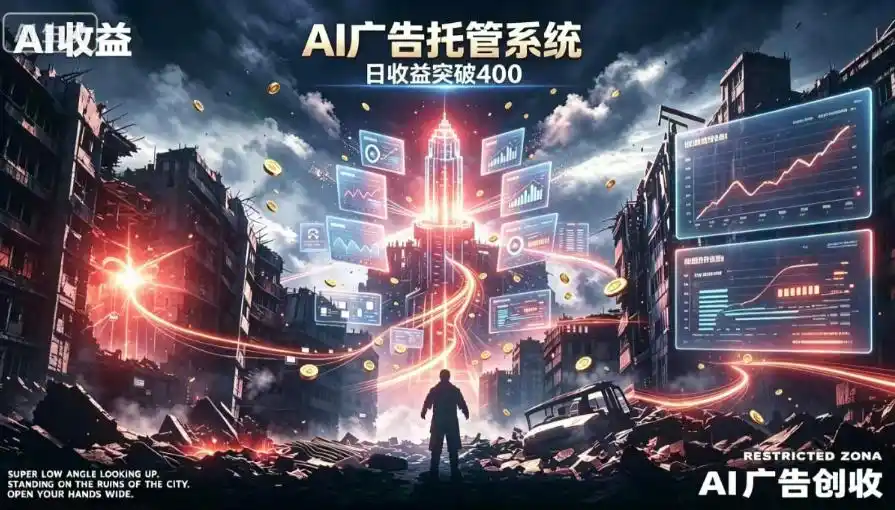 AI智能广告，全自动化运行，单日可达400+，小白新手0基础上手【揭秘】-小创项目网