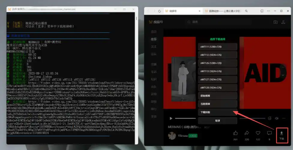 Github热门工具，视频号下载神器又来了！一键注入下载按钮，轻松下载，使用便捷wx_channel-小创项目网
