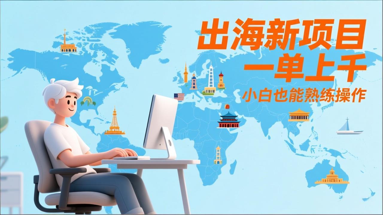 出海新项目，一单上千，小白也能熟练操作-小创项目网