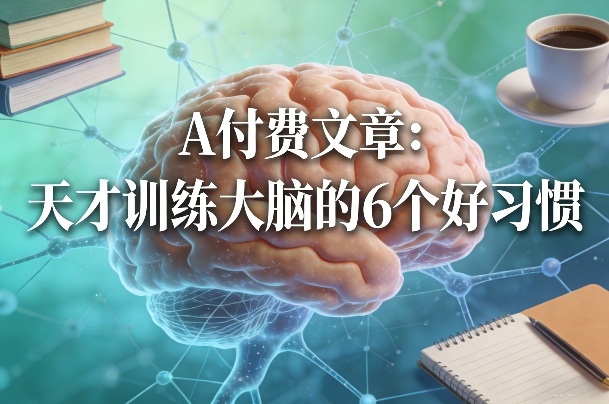 付费文章：天才训练大脑的6个好习惯-小创项目网