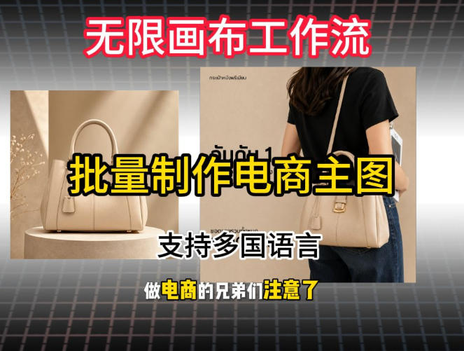 批量复刻电商爆款主图工作流搭建教学，批量下载，支持多国语言，不管是国内电商还是跨境店群都能用-小创项目网