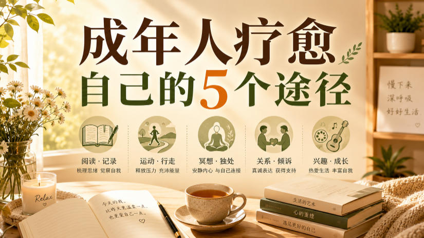 付费文章：成年人疗愈自己的5个途径-小创项目网