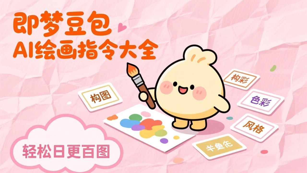 即梦豆包AI绘画指令大全：海量关键词库一键复制，出图效率提升10倍，轻松日更百图-小创项目网