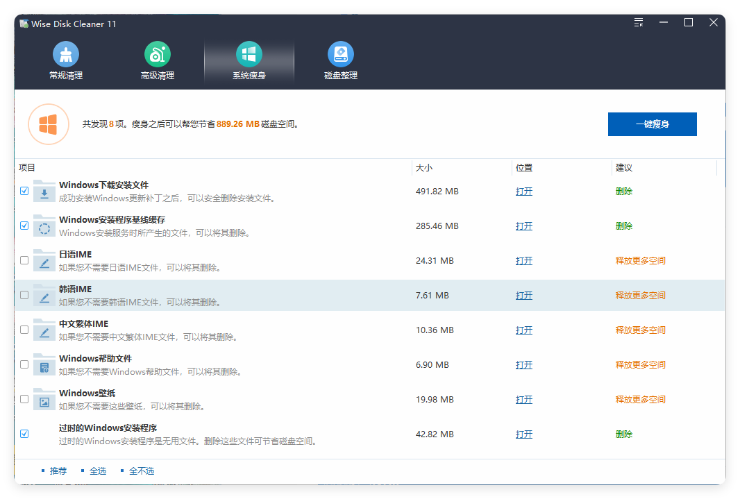 Wise Disk Cleaner v11.3.3.853绿色版-小创项目网