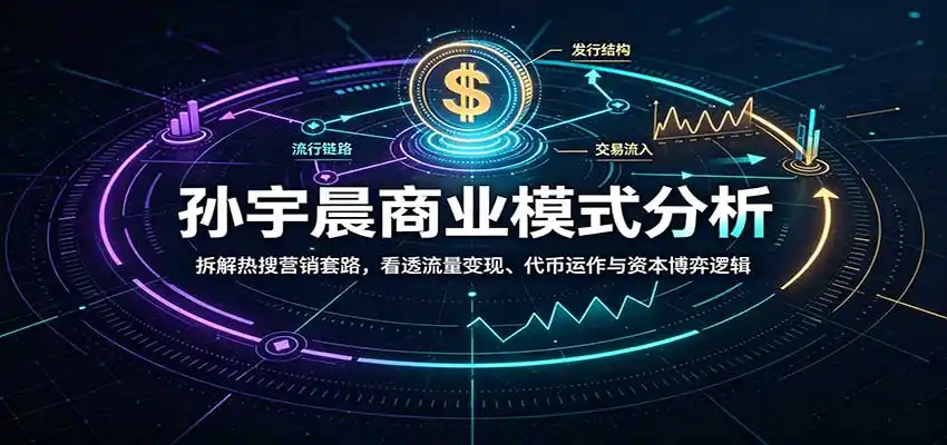 孙宇晨商业模式分析：拆解热搜营销套路，看透流量变现、代币运作与资本博弈逻辑-小创项目网
