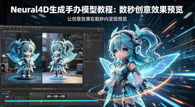 Neural4D生成手办模型教程，让创意效果在数秒内呈现预览-小创项目网