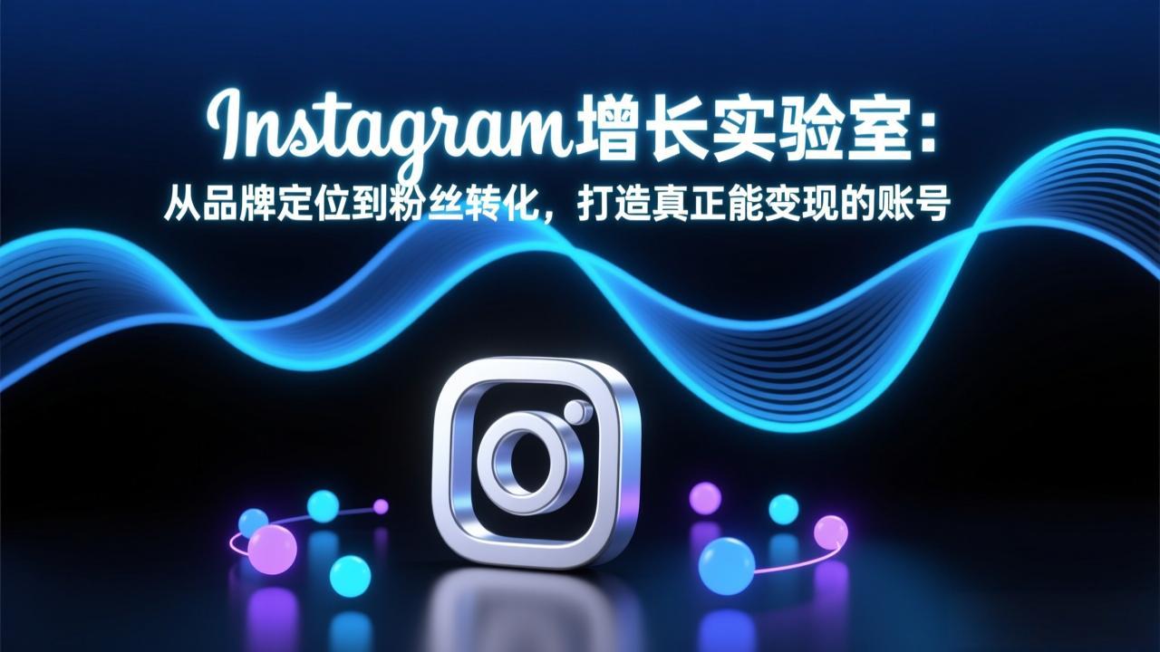 Instagram增长实验室：从品牌定位到粉丝转化，打造真正能变现的账号-小创项目网