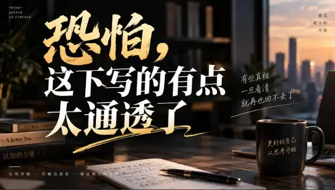 灏泽叔最新付费文章：恐怕，这下写的有点太通透了-小创项目网