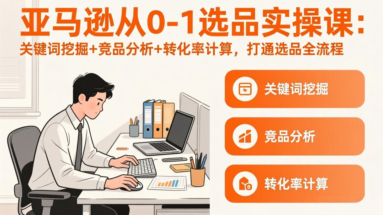 亚马逊从0-1选品实操课(更新3月-小创项目网