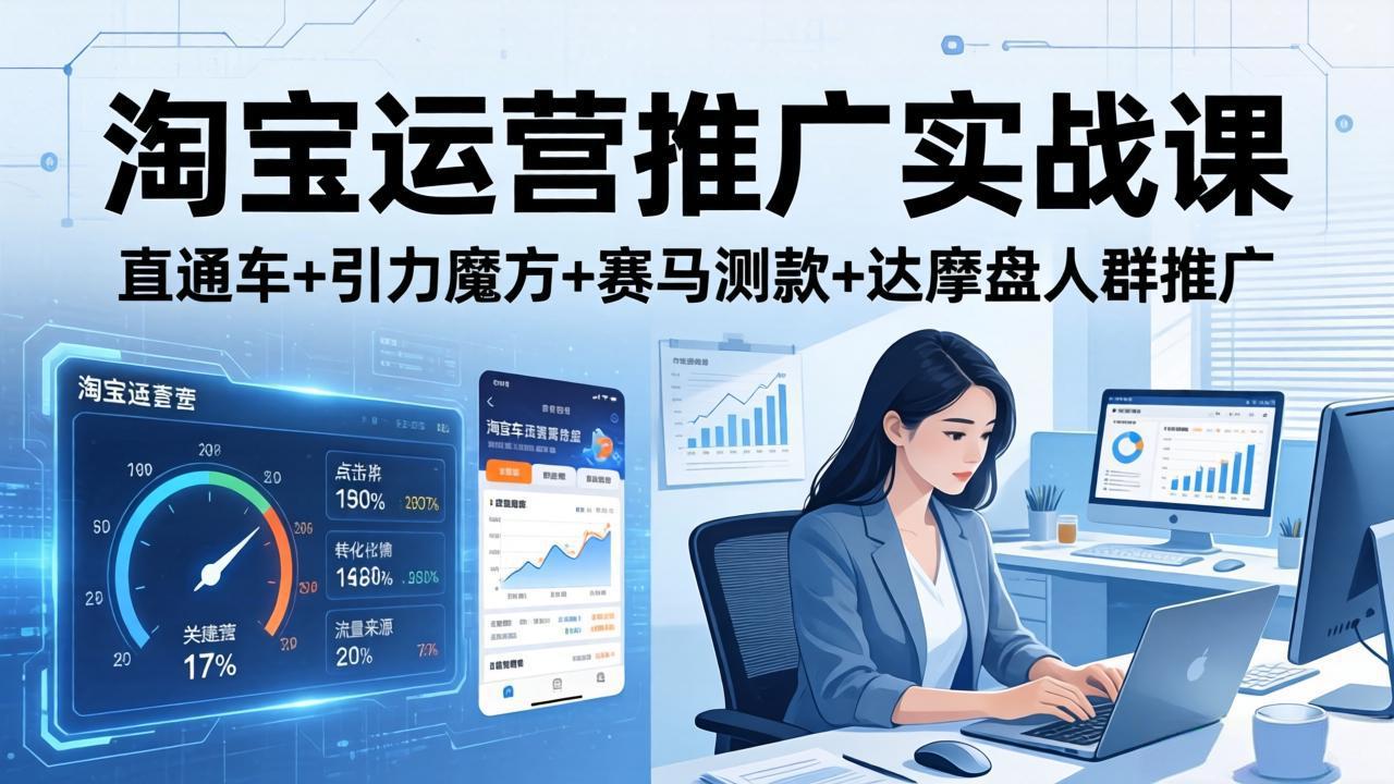 淘宝运营推广实战课(更新26年3月-小创项目网