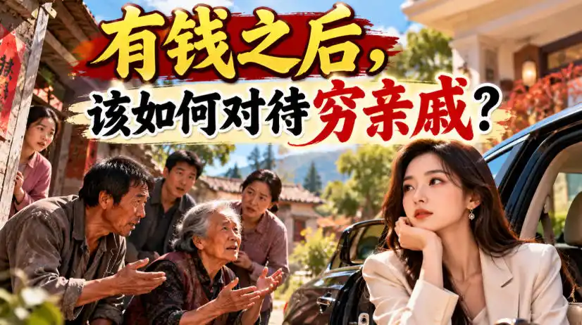 某公众号付费文章：有钱之后，该如何对待穷亲戚？-小创项目网