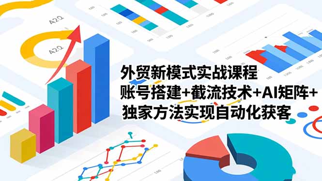 外贸新模式实战课程-更新2月，账号搭建+截流技术+AI矩阵+独家方法实现自动化获客-小创项目网