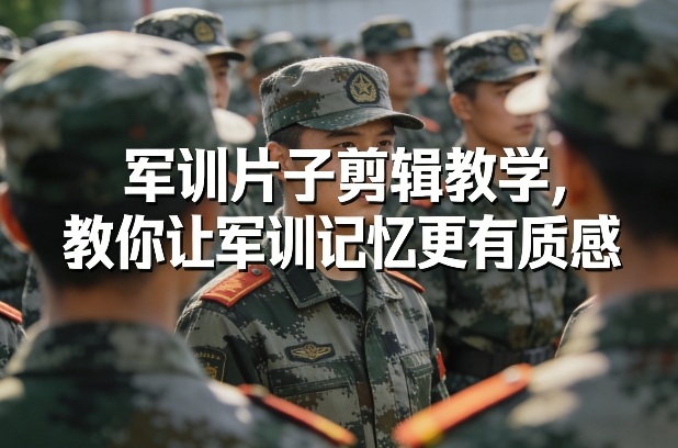 军训片子剪辑教学，教你让军训记忆更有质感-小创项目网