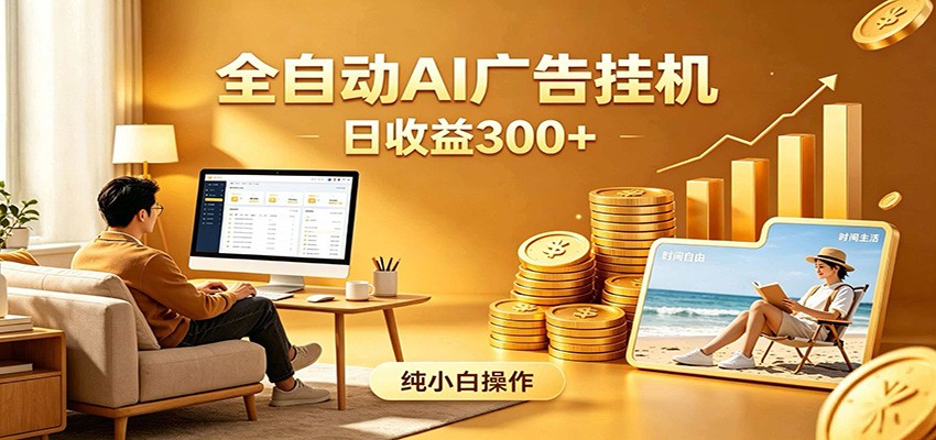 AI风口项目,全程解放双手,后台自动运行赚取收益,每天稳定收益300+-小创项目网