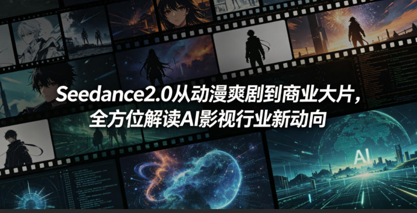 Seedance2.0从动漫爽剧到商业大片，全方位解读AI影视行业新动向-小创项目网