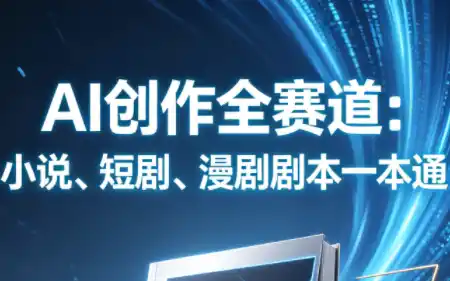 AI创作全赛道:小说、短剧、漫剧剧本一本通(更新)-小创项目网
