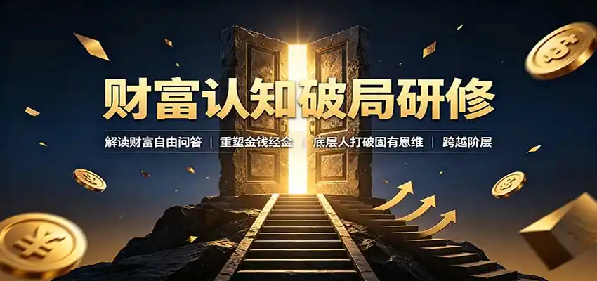 财富认知破局研修：解读”孙割”，重塑金钱观念，底层人打破固有思维跨越阶层-小创项目网