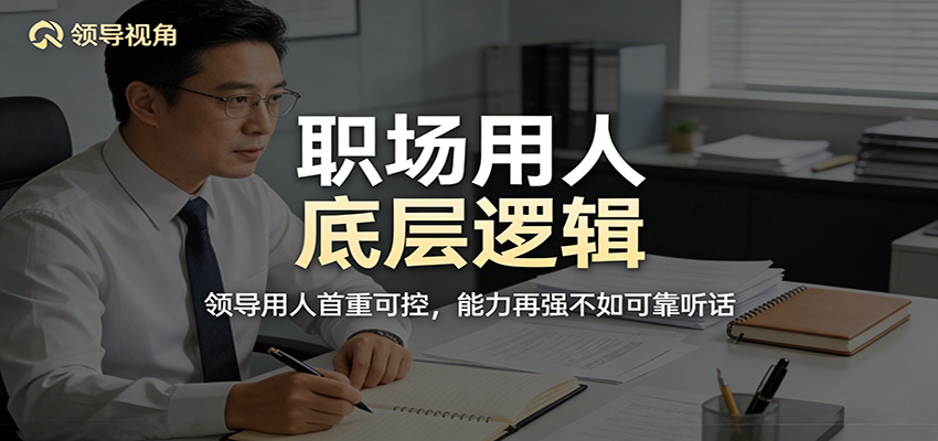 公众号付费文章：职场用人底层逻辑，领导用人首重可控，能力再强不如可靠听话-小创项目网