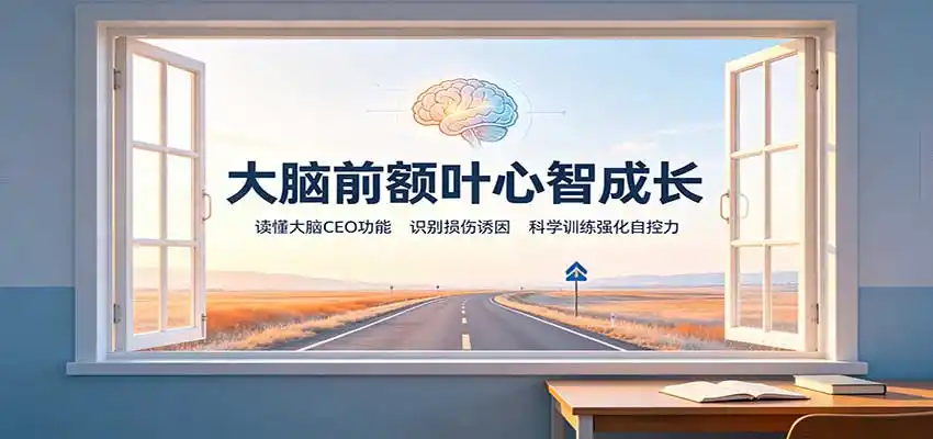大脑前额叶心智成长：读懂大脑CEO功能，识别损伤诱因，科学训练强化自控力-小创项目网