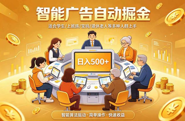 2026年最好做的项目：自动掘金项目，小白轻易上手，单日轻松收入500+【揭秘】-小创项目网