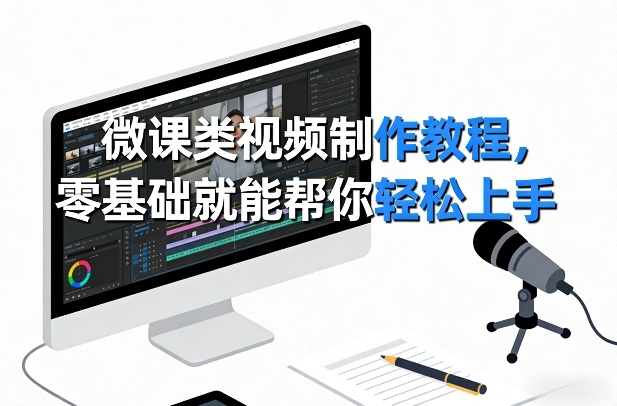 微课类视频制作教程，零基础就能帮你轻松上手-小创项目网
