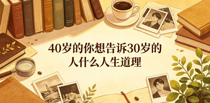 公众号付费文章：40岁的你想告诉30岁的人什么人生道理？-小创项目网