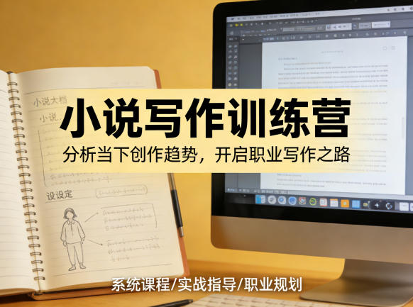 小说加写作训练营，带你分析如何在当下脱颖而出，开启你的职业创作之路-小创项目网
