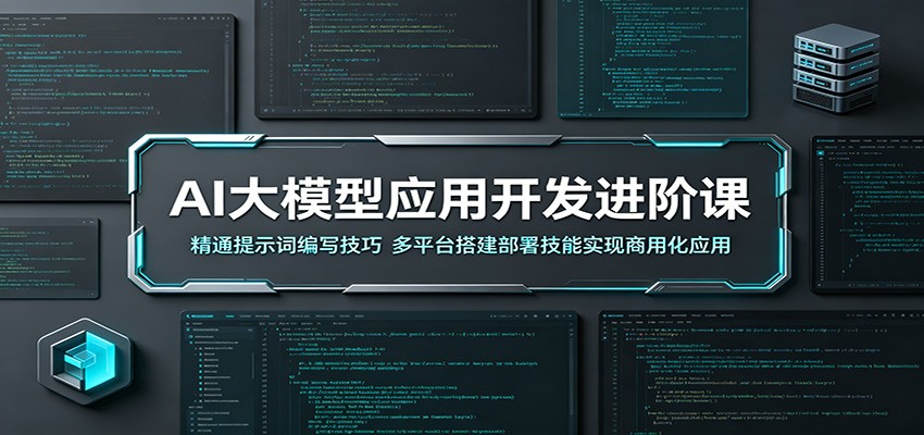 AI大模型应用开发进阶课:精通提示词编写技巧,多平台搭建部署技能实现商用化应用-小创项目网