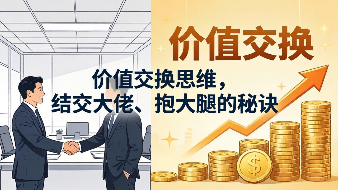 某付费文章：价值交换思维，结交大佬、抱大腿的秘诀-小创项目网