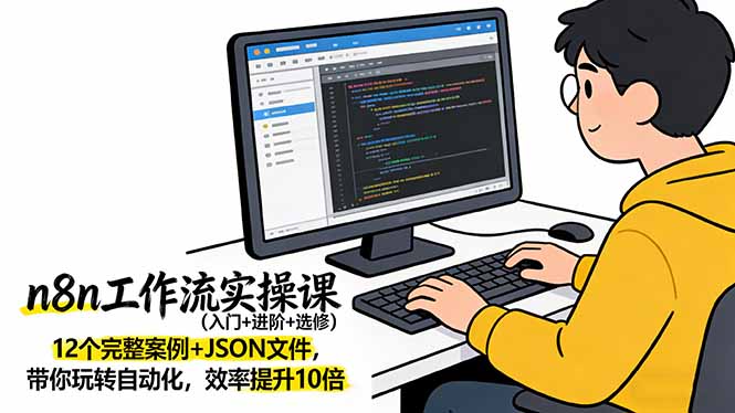 n8n工作流实操课(入门+进阶+选修-小创项目网